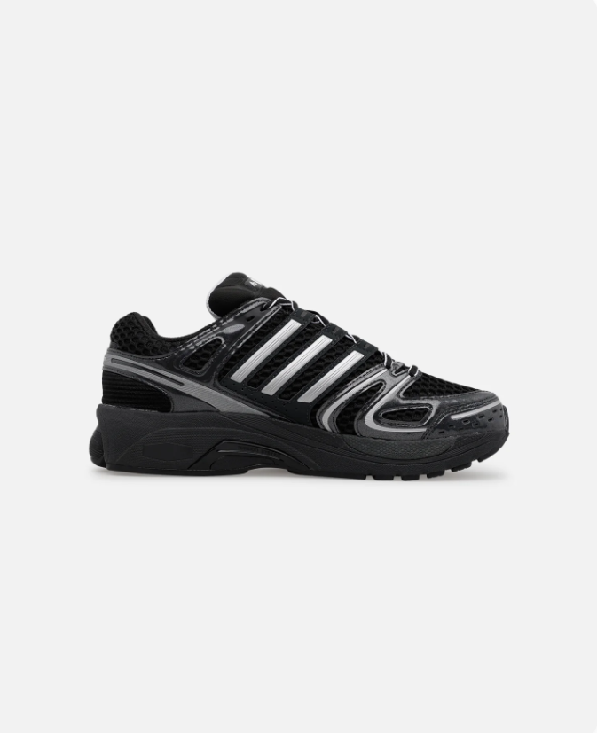 adidas Retro Runner Sneakers – Black & Silver
