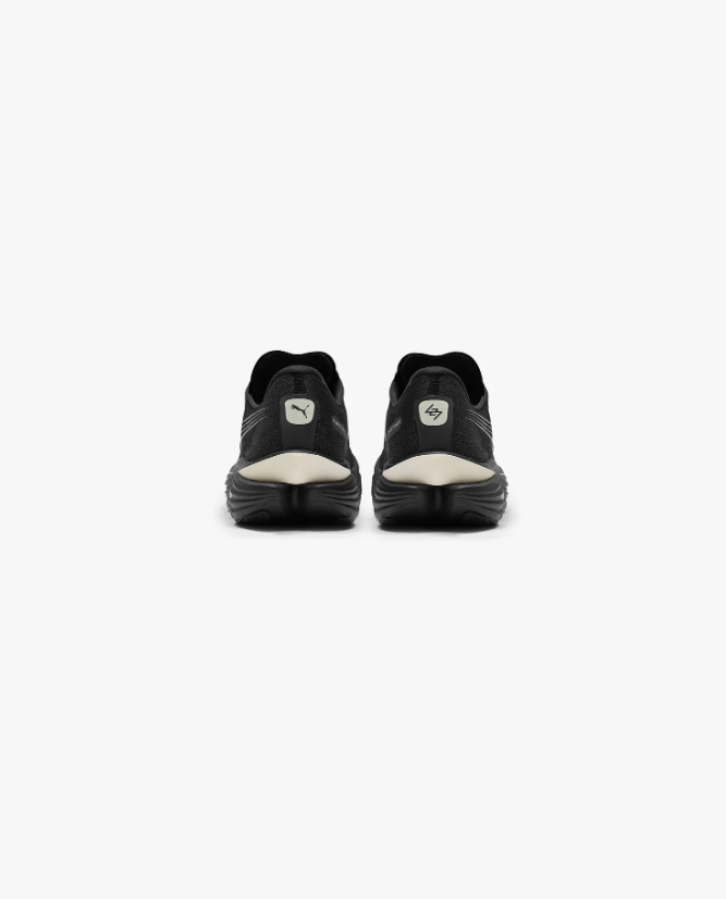 PUMA Sport Sneakers – Black & Cream with Sculpted Sole