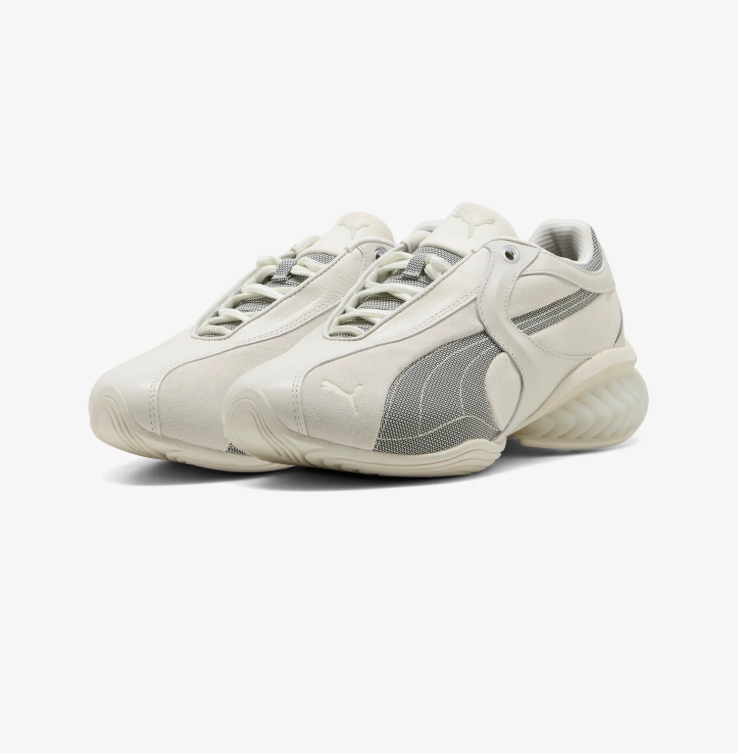 PUMA Sculpted Sneakers – Cream & Grey