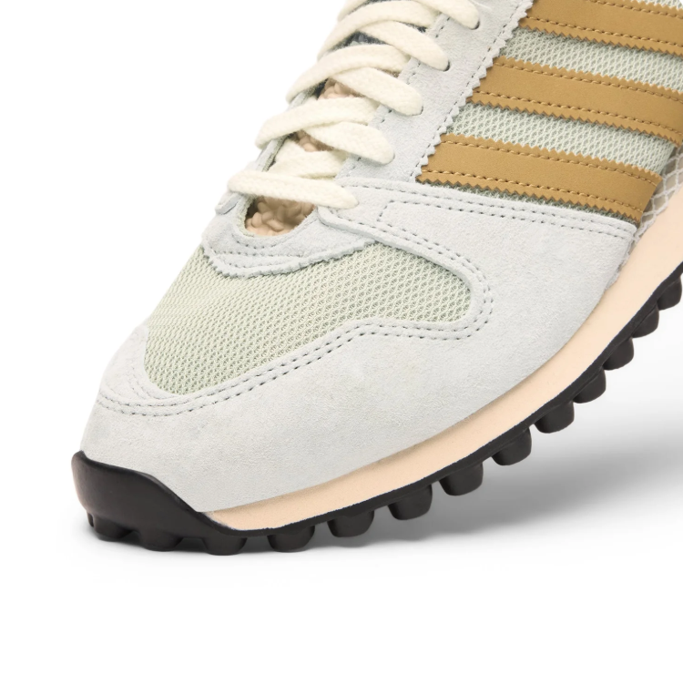adidas Vintage-Inspired Runner Sneakers – Light Grey & Tan