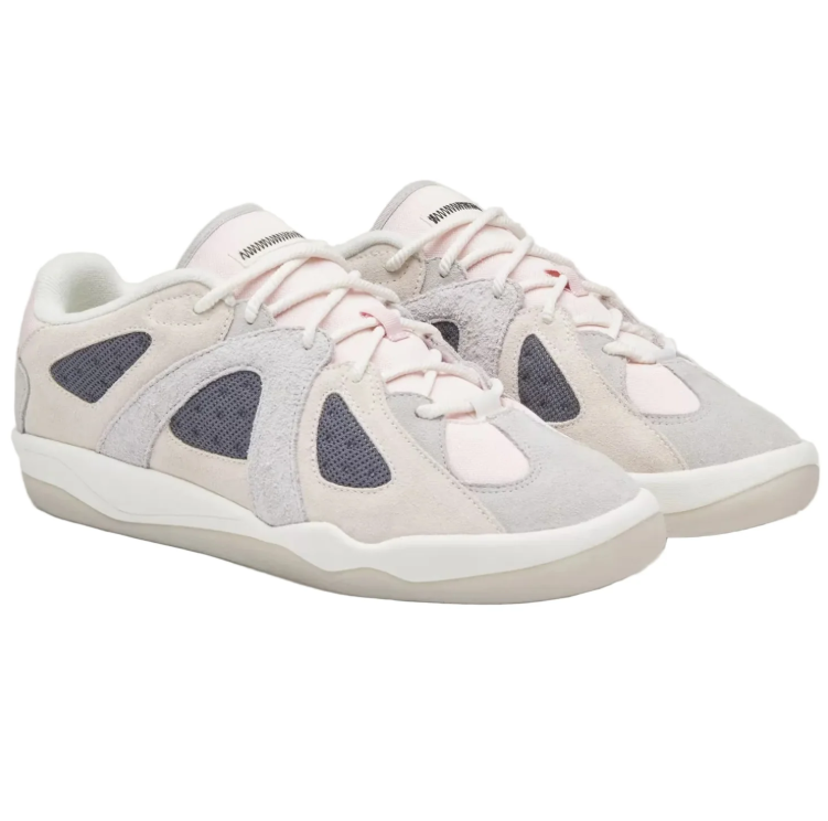 adidas Retro Low-Top Sneakers – Light Grey & Pale Cream