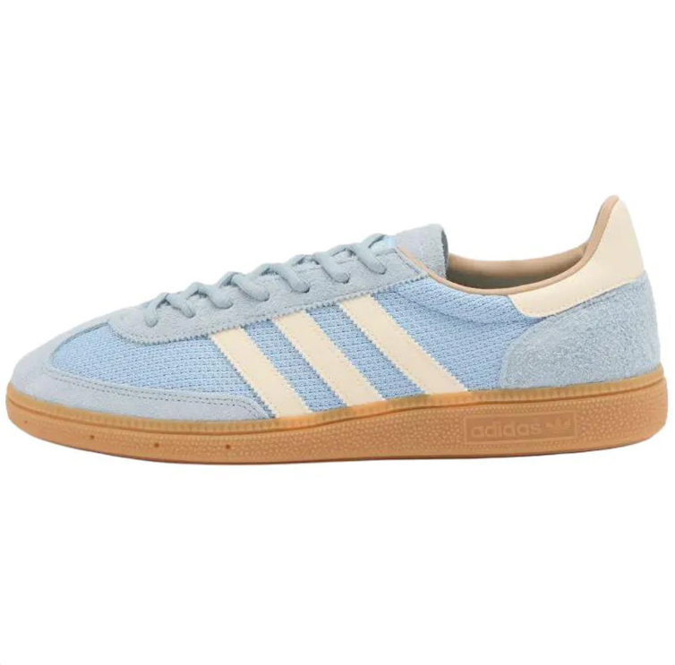 adidas Low-Top Sneakers – Pale Blue & Cream with Gum Sole