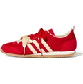 adidas Ribbon Lace Low-Top Sneakers – Red & Cream