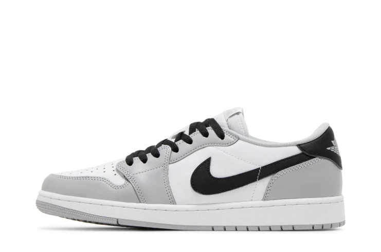 Air Jordan Low-Top Sneakers – Light Grey, White & Black