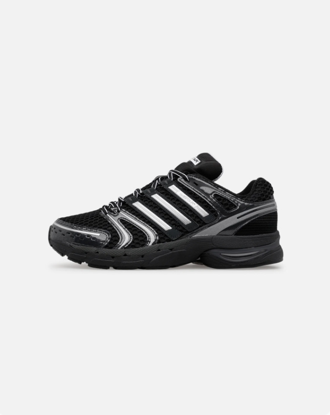 adidas Retro Runner Sneakers – Black & Silver