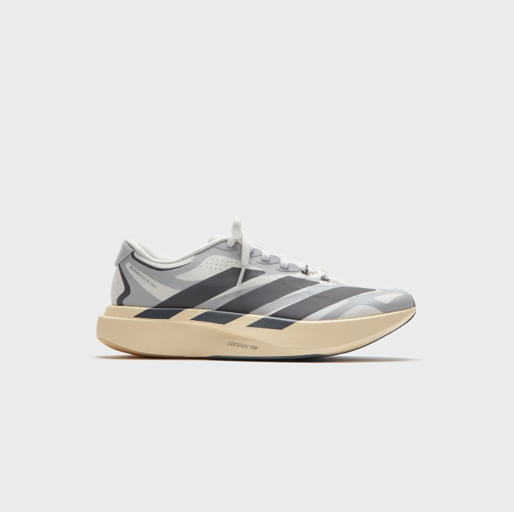 adidas Sport Low-Top Sneakers – Grey & Black with Cream Sole