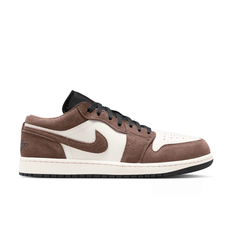 Air Jordan Low-Top Sneakers – Brown & Cream with Black Laces