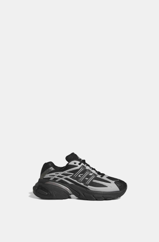 adidas Retro Chunky Sneakers – Black & Silver Grey