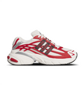 adidas Chunky Retro Sneakers – White & Red with Silver Accents