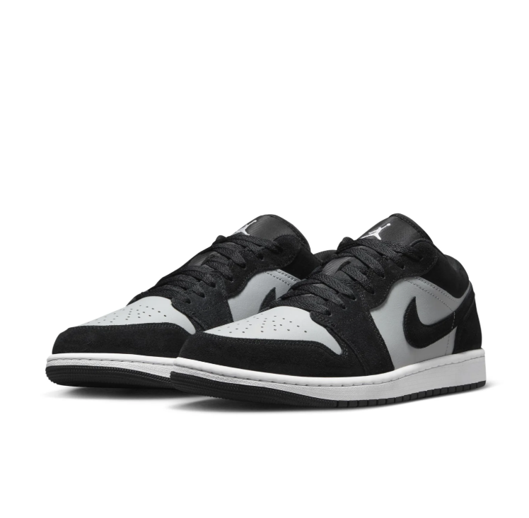 Air Jordan Low-Top Sneakers – Black & Light Grey