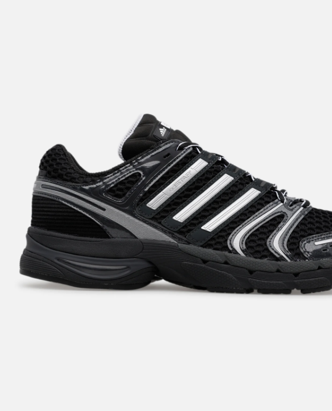 adidas Retro Runner Sneakers – Black & Silver