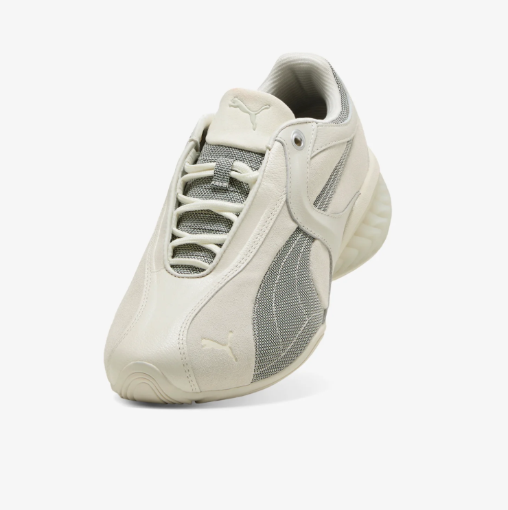 PUMA Sculpted Sneakers – Cream & Grey