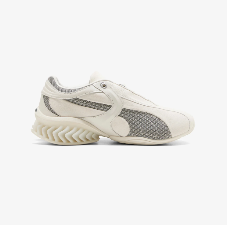 PUMA Sculpted Sneakers – Cream & Grey