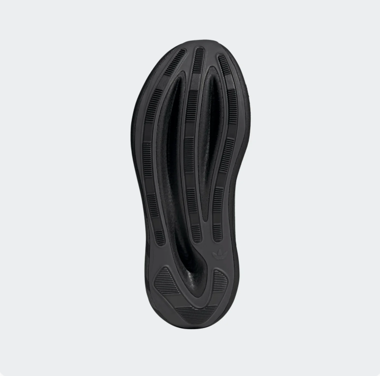adidas Chunky Low-Top Sneakers – All Black Grid Design