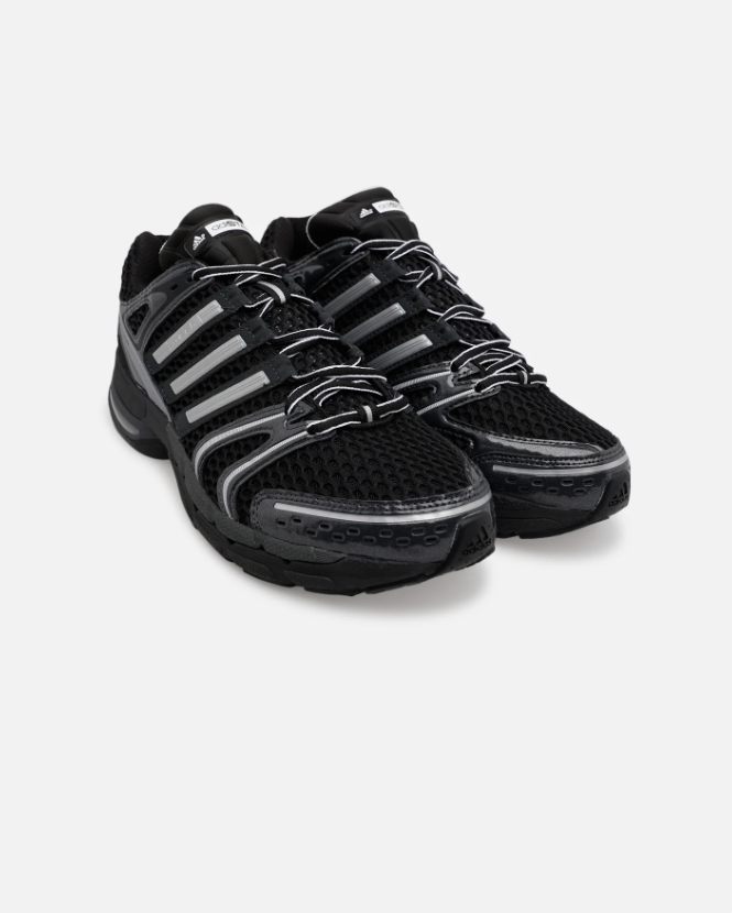 adidas Retro Runner Sneakers – Black & Silver