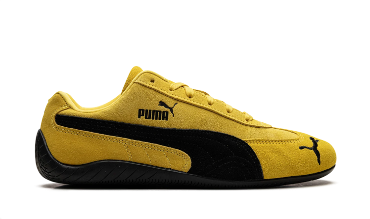 PUMA Low-Profile Sneakers – Yellow & Black