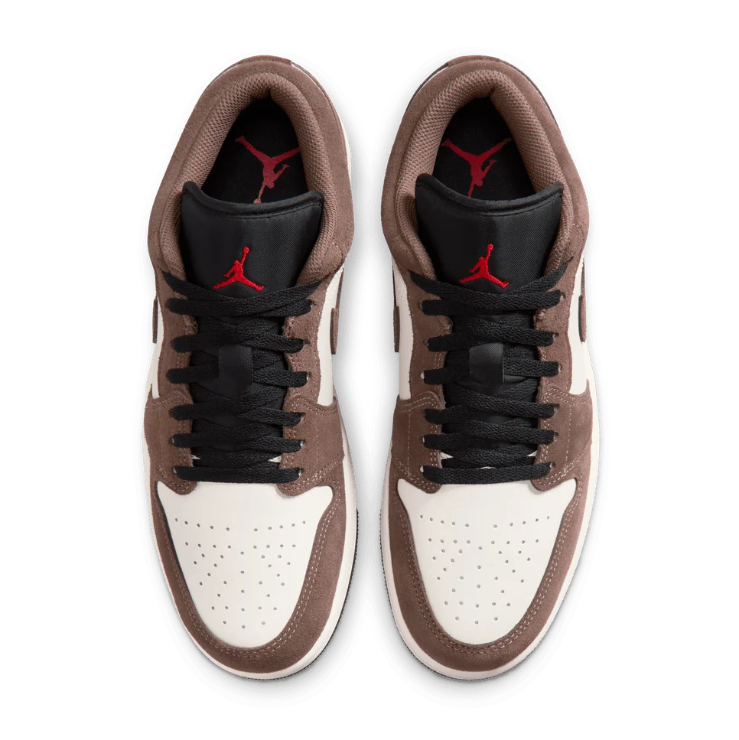 Air Jordan Low-Top Sneakers – Brown & Cream with Black Laces
