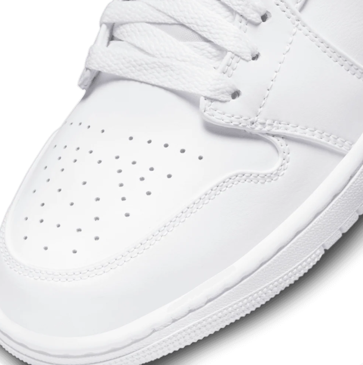 Air Jordan High-Top Sneakers – All White