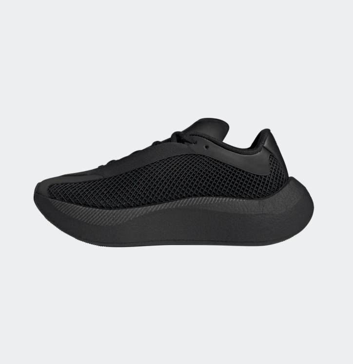 adidas Chunky Low-Top Sneakers – All Black Grid Design