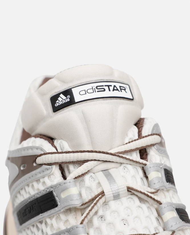 adidas Retro Runner Sneakers – Silver, White & Brown