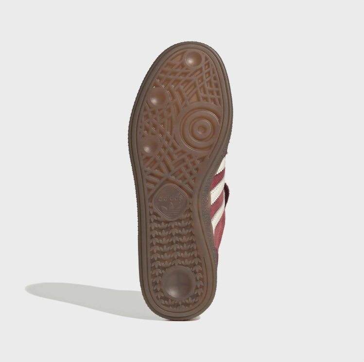adidas Spezial Low-Top Sneakers – Burgundy & Cream with Fold-Over Tongue