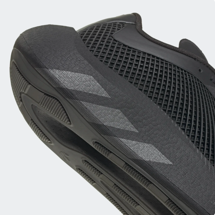 adidas Chunky Low-Top Sneakers – All Black Grid Design
