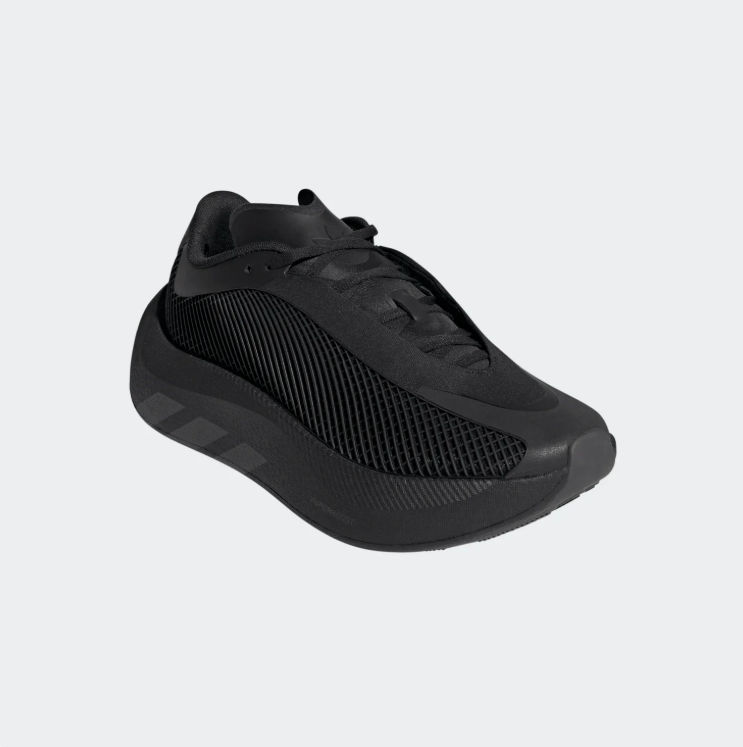 adidas Chunky Low-Top Sneakers – All Black Grid Design