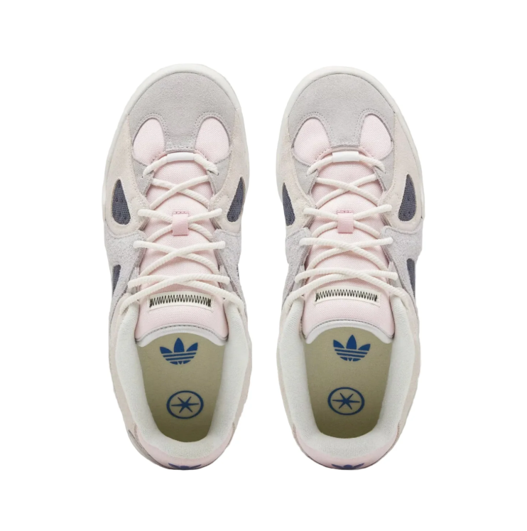 adidas Retro Low-Top Sneakers – Light Grey & Pale Cream