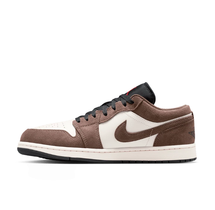 Air Jordan Low-Top Sneakers – Brown & Cream with Black Laces