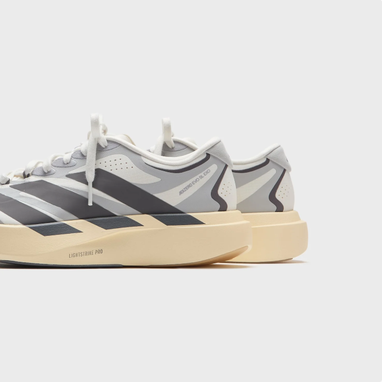 adidas Sport Low-Top Sneakers – Grey & Black with Cream Sole