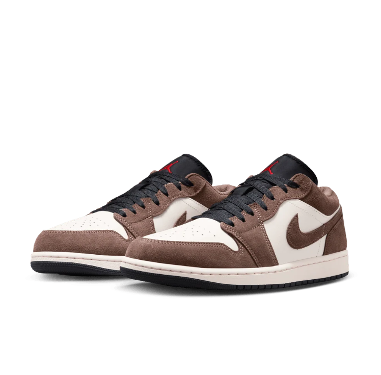 Air Jordan Low-Top Sneakers – Brown & Cream with Black Laces