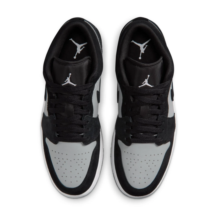 Air Jordan Low-Top Sneakers – Black & Light Grey