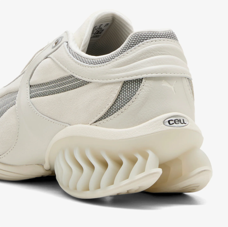 PUMA Sculpted Sneakers – Cream & Grey