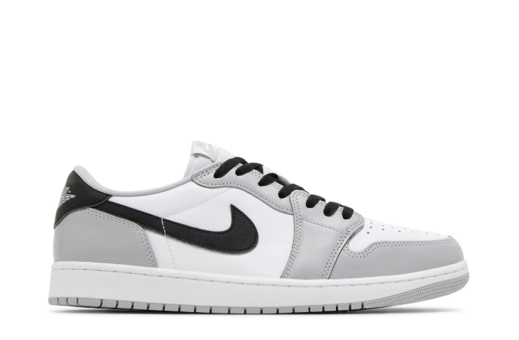 Air Jordan Low-Top Sneakers – Light Grey, White & Black
