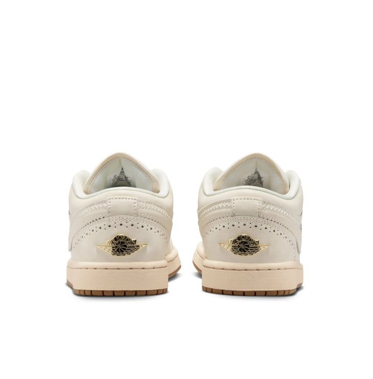 Air Jordan Low-Top Sneakers – Cream with Tassel Detail & Gum Sole