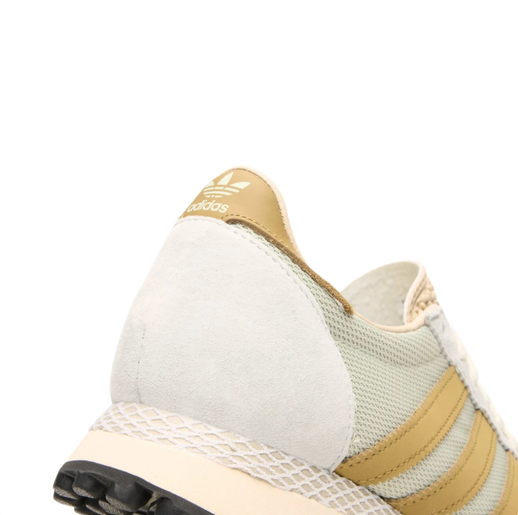 adidas Vintage-Inspired Runner Sneakers – Light Grey & Tan