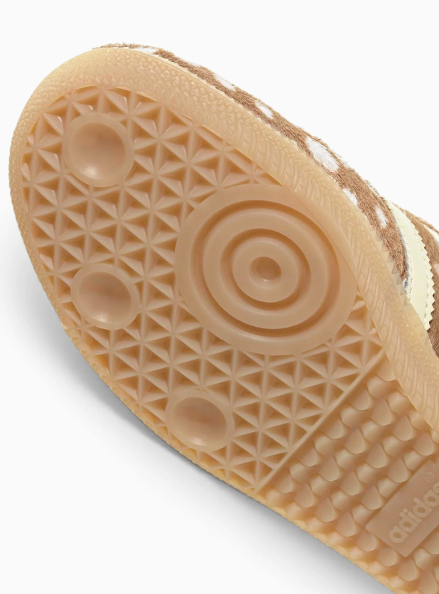 adidas Spotted Low-Top Sneakers – Brown, Cream & Pink