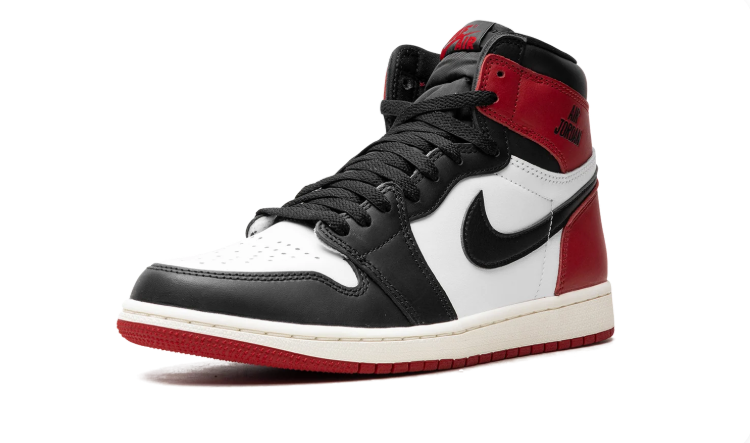 Air Jordan High-Top Sneakers – Black, White & Red