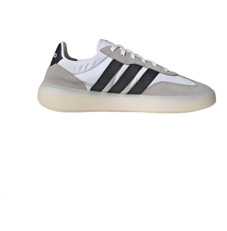 adidas Retro Low-Top Sneakers – White, Grey & Black