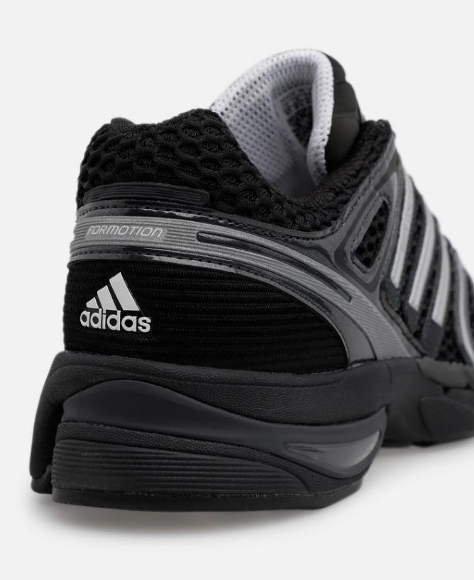 adidas Retro Runner Sneakers – Black & Silver