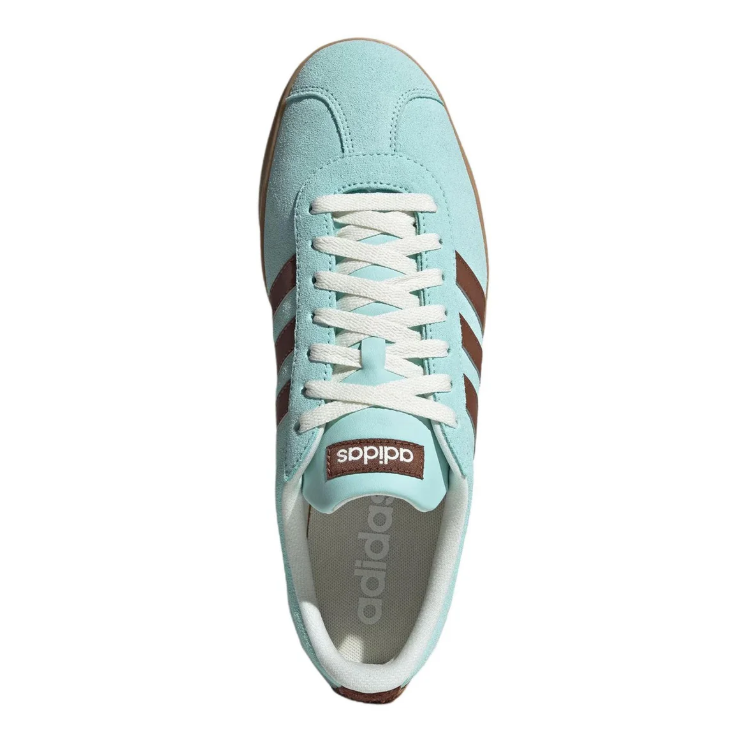 adidas Classic Low-Top Sneakers – Aqua Blue & Brown Gum Sole