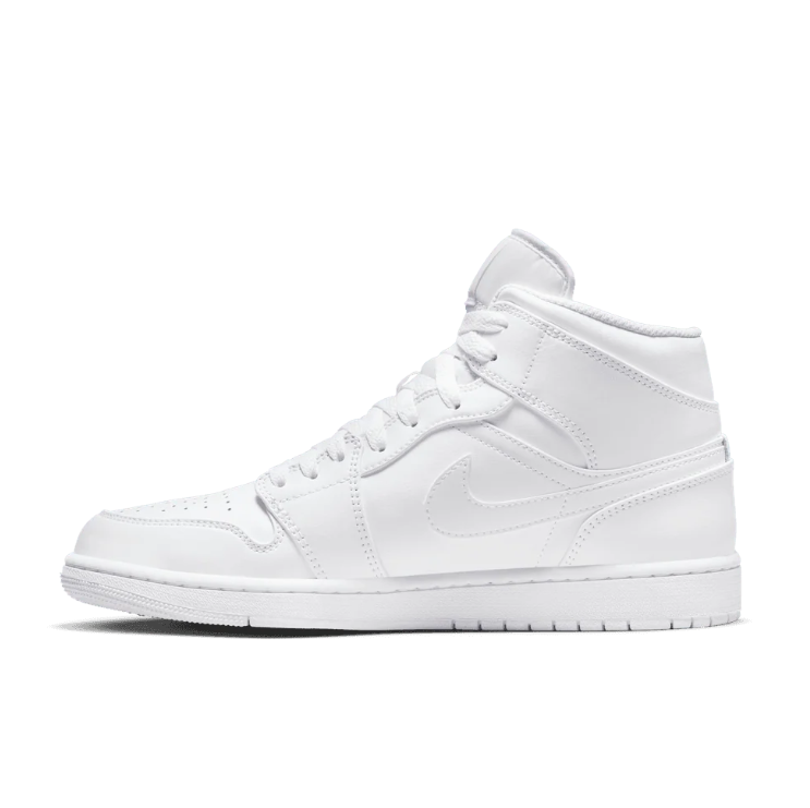Air Jordan High-Top Sneakers – All White