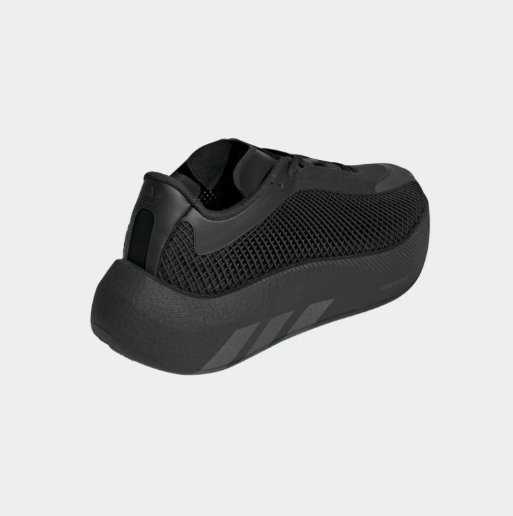 adidas Chunky Low-Top Sneakers – All Black Grid Design